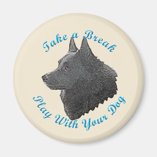 Ta ett brott (Schipperke) Magnet