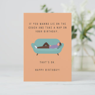 Ta ett Nap Birthday Card
