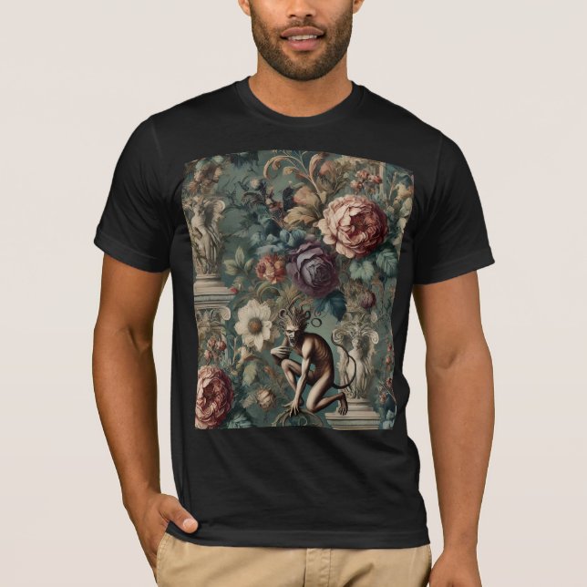 Ta ett nederfall – gotisk kroppskonst t shirt (Framsida)