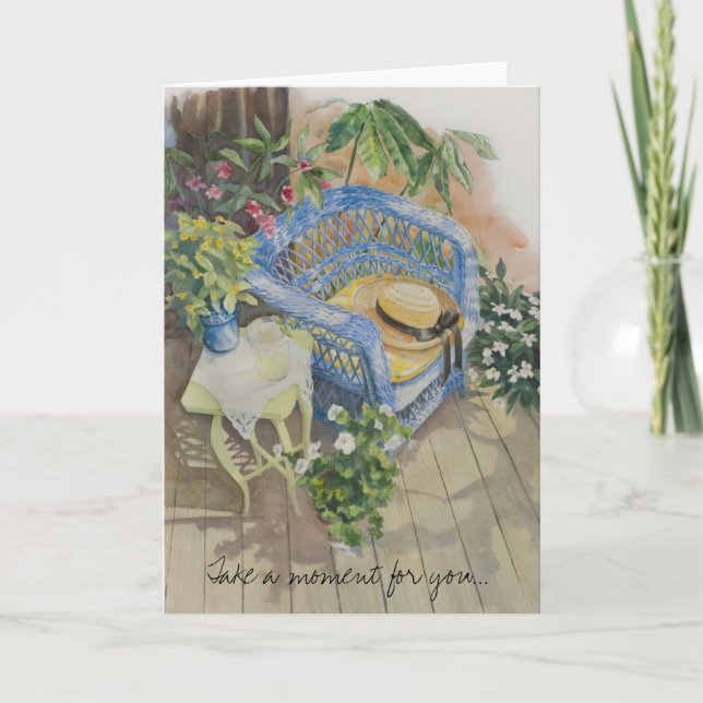 Ta ett ögonblick till dig... kort (Framsida)