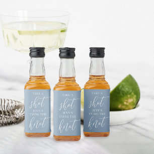 Ta ett skott, hon knyter knuten Möhippa Spritflaskor Etikett