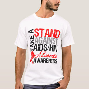 Ta ett stativ mot AIDSHIV T Shirt