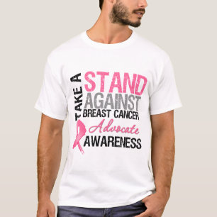Ta ett stativ mot bröstcancer tee shirt