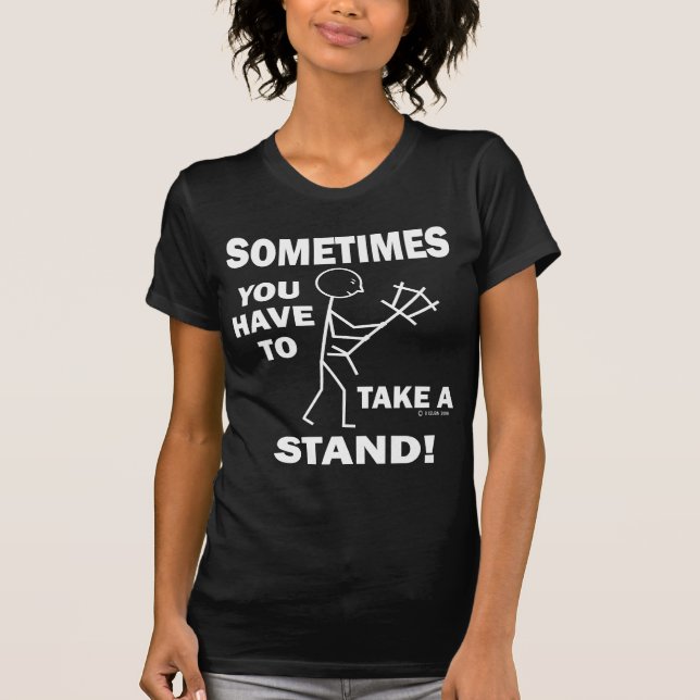 Ta ett stativ t-shirt (Framsida)