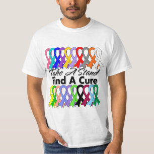 Ta ett stativfynd en botcancer och sjukdom t-shirt