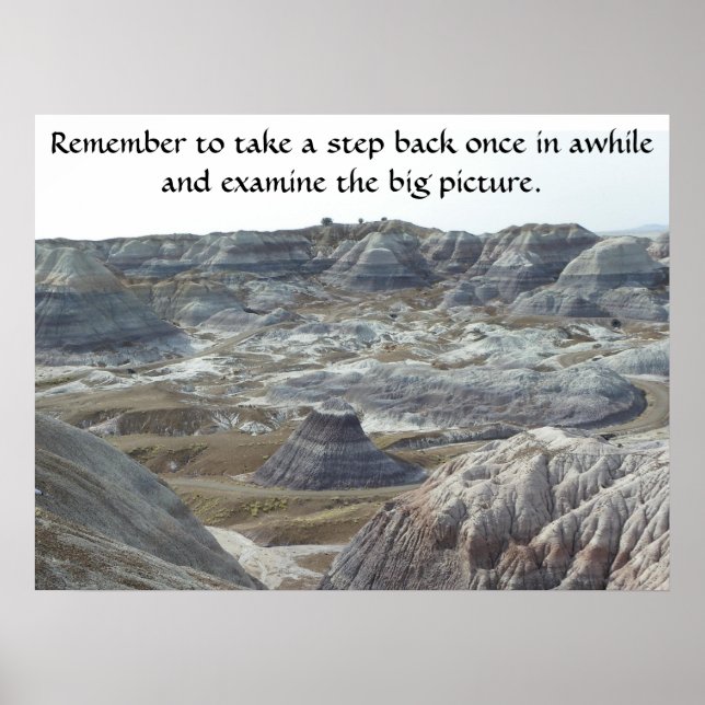 Ta ett steg tillbaka genom att Poster inspiration (Framsidan)