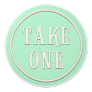 "Ta ett" Wonderland Tea Party Pastel Grönt Knopp