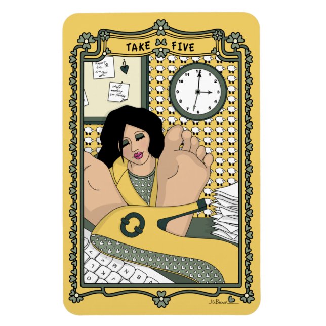 Ta fem_C_4x6-kylare Magnet (Vertikal)