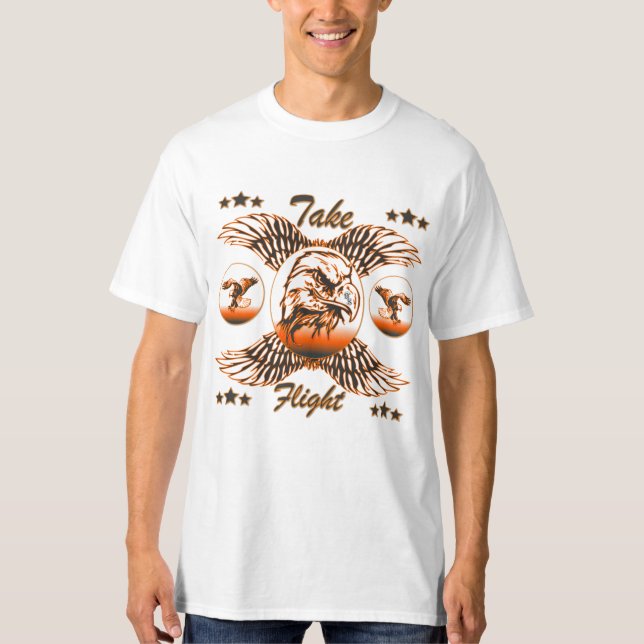 Ta flygning (alternativt) t shirt (Framsida)