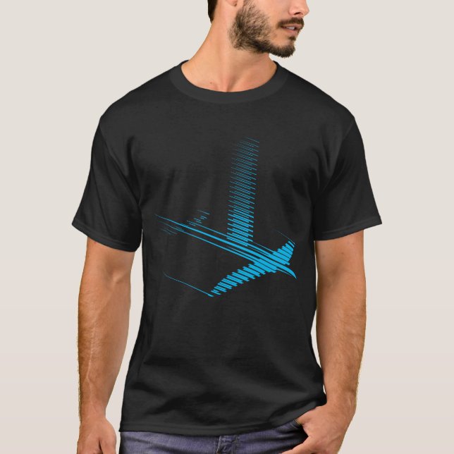 Ta flygning t shirt (Framsida)