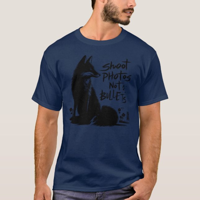 Ta foton inte kulor, japansk stil t shirt (Framsida)