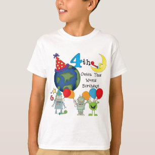 Ta fram 4e födelsedagen-skjortor och -gåvor t shirt
