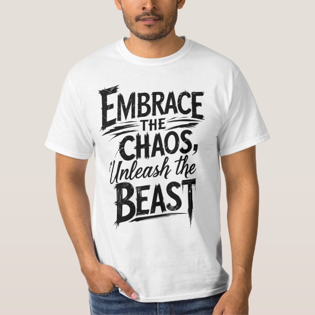 Ta fram Chaos, lös Beasten T Shirt (Framsida)