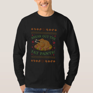 Ta Fram De Feta Byxorna Tacksgiving Dag Fula Tröja