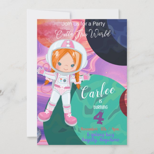 Ta fram det här världsomfattande inbjudningskortet (Framsida)