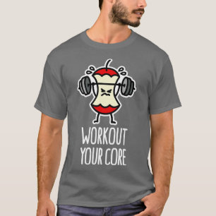 Ta fram din kärnkraft för att lyfta upp äppelkärno t shirt