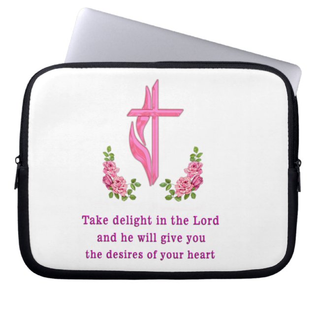 ta glädje i Herren Laptop Sleeve (Framsidan)