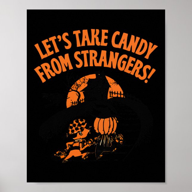 Ta godis från Strangers Funny Halloween 2 Poster (Framsidan)