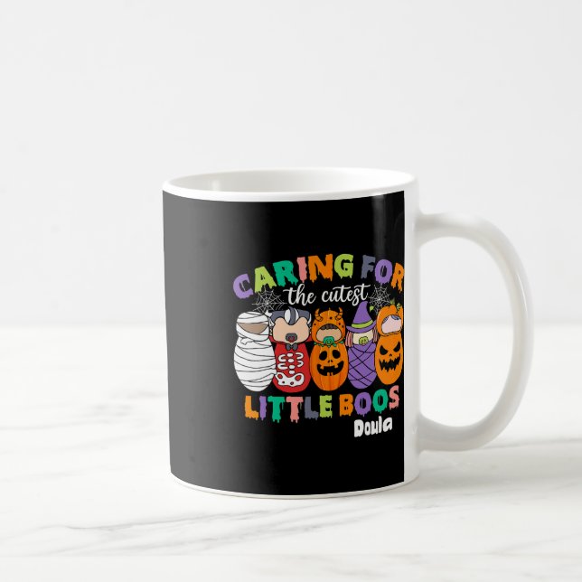 Ta hand om den kutaste lilla Boos Doula Halloween Kaffemugg (Höger)