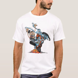 Ta hand om det - biker att rida en helikopterteckn t shirt