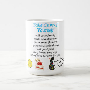 Ta hand om dig själv kaffemugg