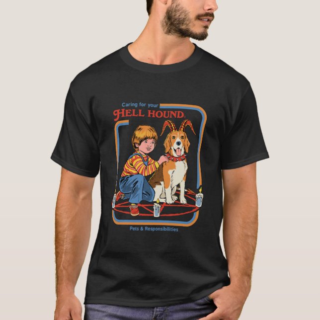 Ta hand om ditt helvete Hound T Shirt (Framsida)