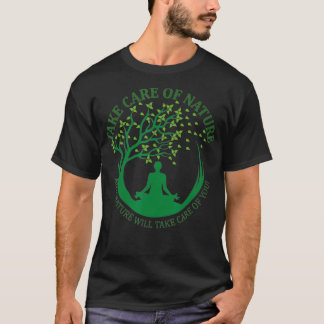 Ta hand om Nature David Attenborough Spara Earth T Shirt