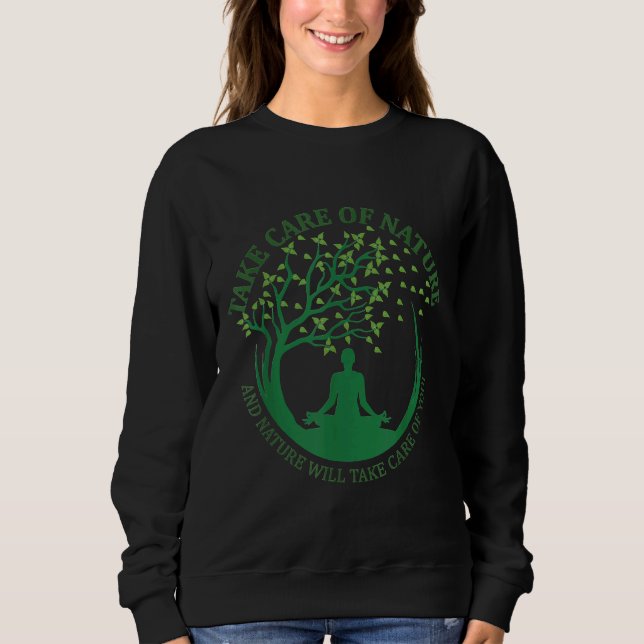 Ta hand om naturen David Attenborough Spara Earth T Shirt (Framsida)