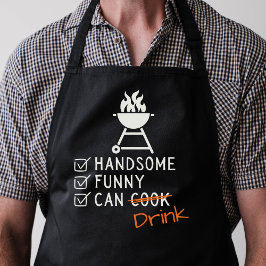 Ta hand om, roligt och kan koka Anpassade Apron