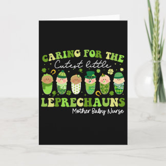 Ta Hand Om Små Leprechauns Mor Sjuksköterska St P Kort