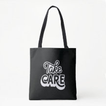 Ta Hand Om Totebag | Minimalistisk Svart Estetik
