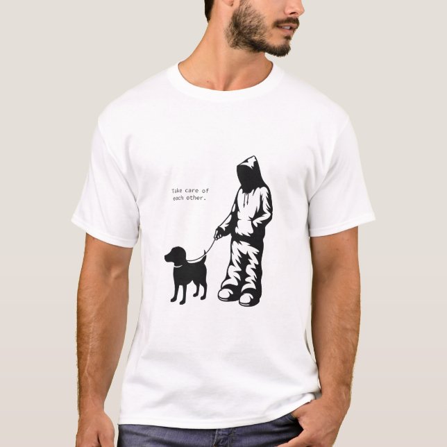 "Ta hand om varandra" T Shirt (Framsida)