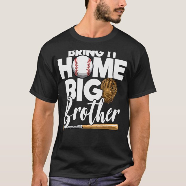 Ta hem Big Brother Baseball Big Brother Bas T Shirt (Framsida)