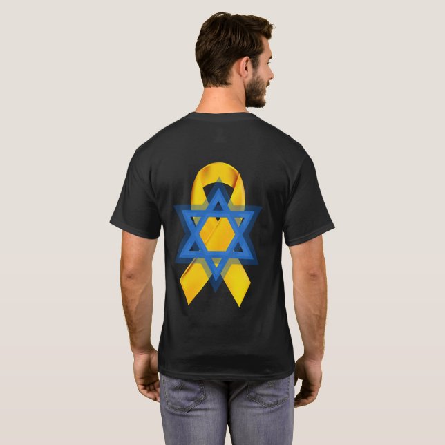 Ta hem dem nu - förena för gisslan Israel T Shirt (Hel baksida)