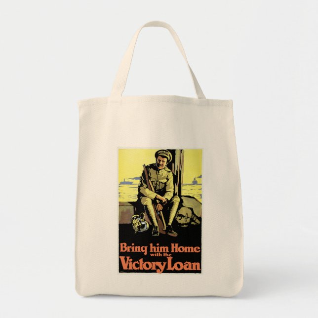 Ta hem honom med Victory Loan Tygkasse (Framsidan)