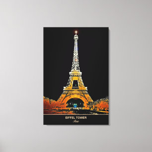 Ta hem Paris: Eiffel Torn Kanvastryck