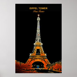 Ta hem Paris: Eiffel Torn Travel Poster