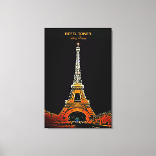 Ta hem Paris: Kanvastrycket Eiffel Torn Canvastryck
