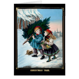 Ta hem Träd Hälsningskort