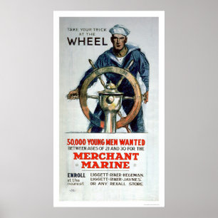 Ta hjulet - Merchant Marine (US02058) Poster