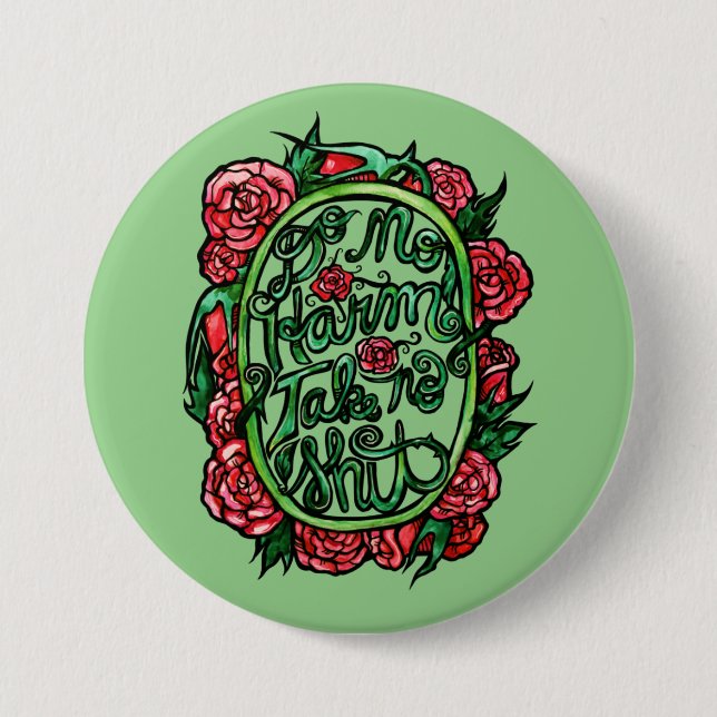 Ta ingen SH Pagan Wiccan Art Knapp (Framsida)