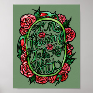 Ta ingen SH Pagan Wiccan Art Poster