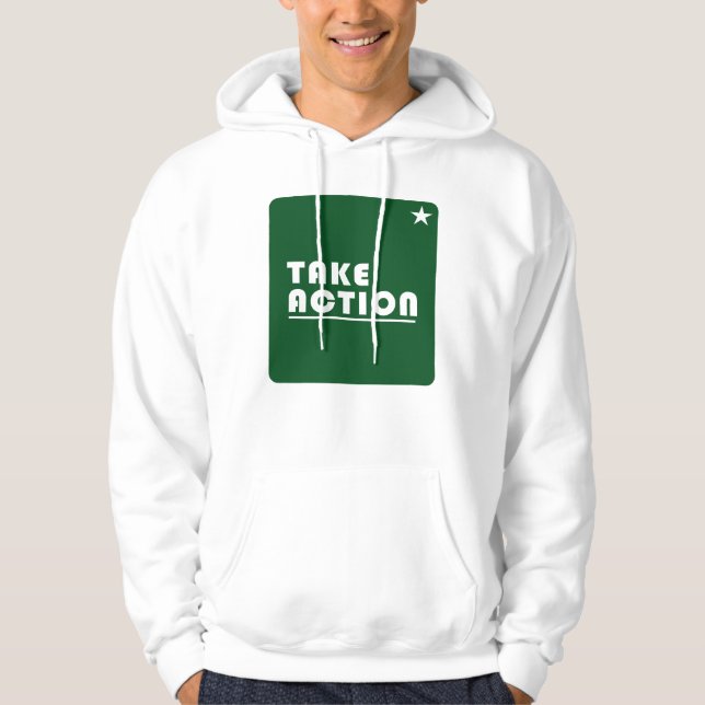 Ta initiativ till inspiration hoodie (Framsida)
