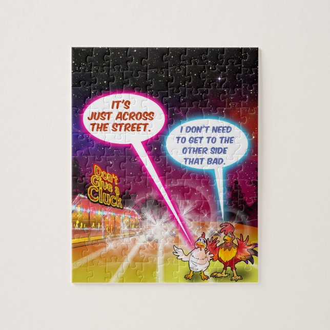 Ta inte Ge ett Cluck Puzzle Pussel (Vertikal)