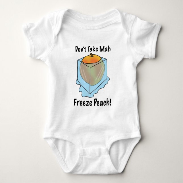 Ta inte Mah-frysningpersikan! Tee (Framsida)