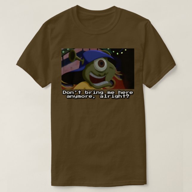 Ta inte med mig hit längre t shirt (Design framsida)