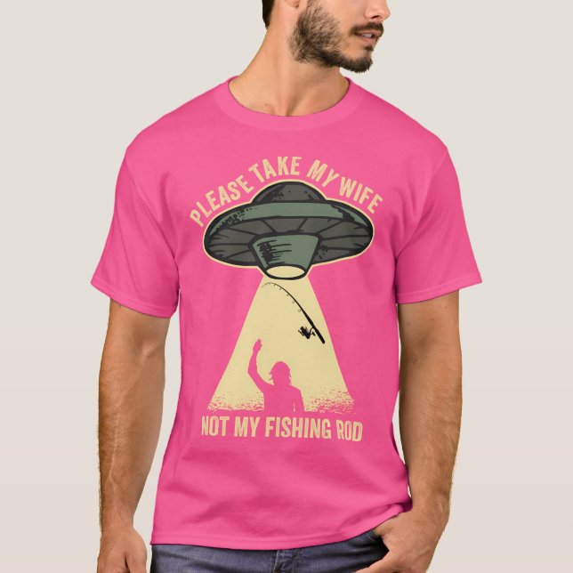 Ta inte min hustru, rod Funny Husba. T Shirt (Framsida)