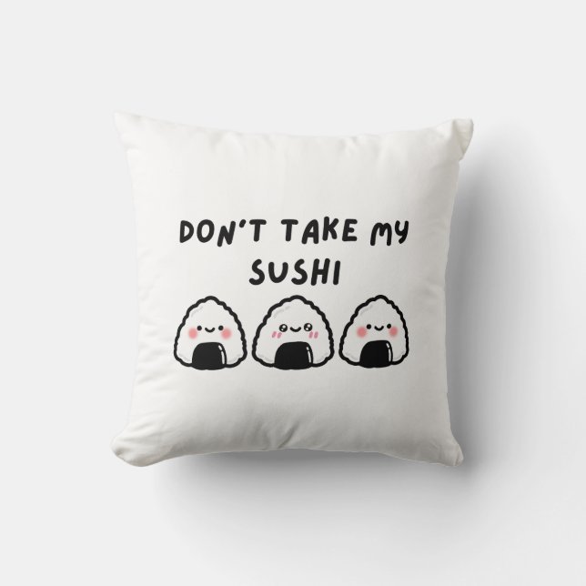 Ta inte min sushi kudde (Framsida)