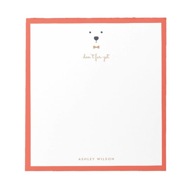 Ta inte Päls-get Anteckningsblock (Framsida)