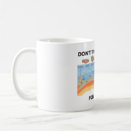 Ta inte schisten för granit (geologihumorn) kaffemugg